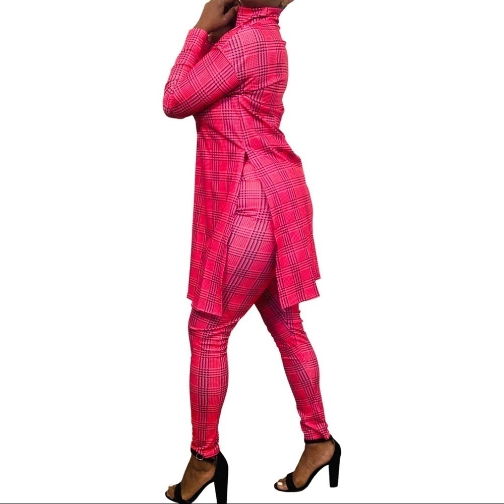 $10 2 PIECE HOUNDSTOOTH PRINTED SET - Picture 14 of 16